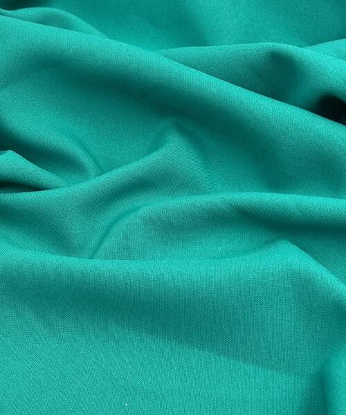 Jade Poplin Suiting - "Checkmate" by Burlington Stretch Polyester - SKU 3805 #S6 - suiting fabrics fabric by LongLing