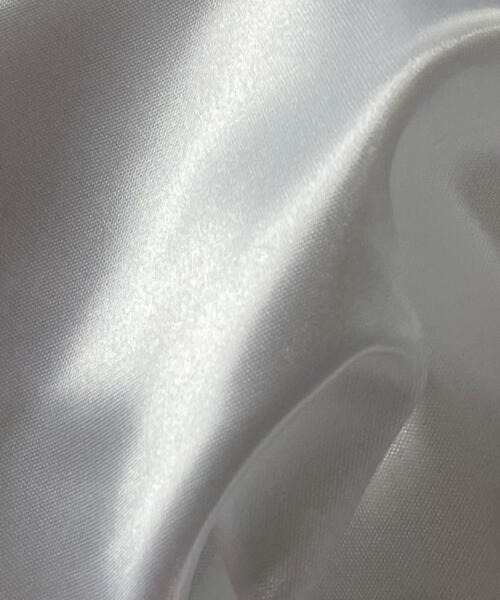 White Shiny Satin - SKU 4310B #SS - satin fabrics fabric by LongLing