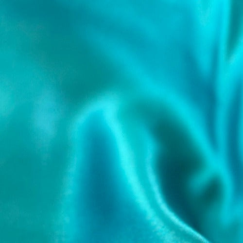 Teal Charmeuse Satin - SKU 4317B #U67 - satin fabrics fabric by LongLing