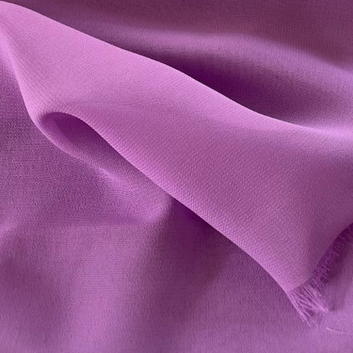 Polyester Chiffon - Lavender | SKU 4626A #U105/106 - satin fabrics fabric by LongLing