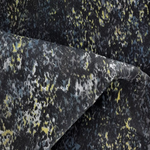 Golden Teal Snake Print Camo Twill 7.5 Ounce - SKU 5329 #S115 - twill fabrics fabric by LongLing