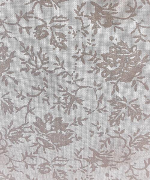 White Wildflower Tonal Woven Fabric - SKU 5803A #U81 - printed cotton fabrics fabric by LongLing