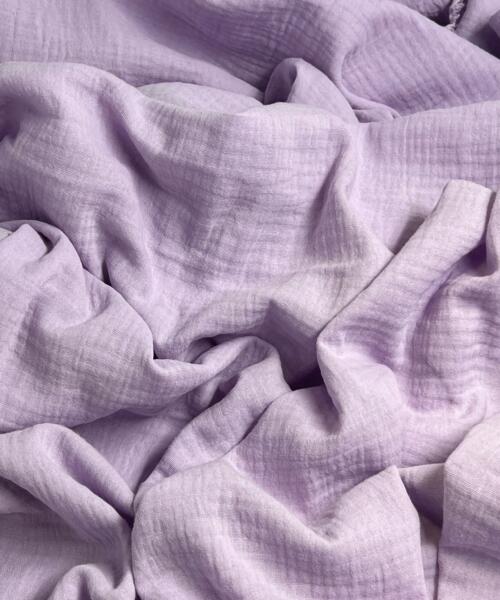 Double Face 100% Cotton Gauze - Lavender | 5924B #S96 - gauze fabrics fabric by LongLing