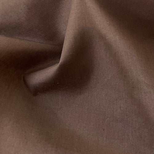 Cotton/Polyester Broadcloth Shirting - Brown | SKU 5979 - shirting fabrics fabric by LongLing