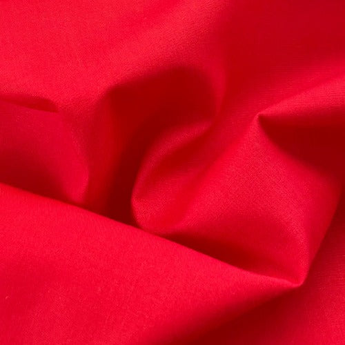 Polyester/Cotton Broadcloth Shirting - Red | SKU 5979 - shirting fabrics fabric by LongLing