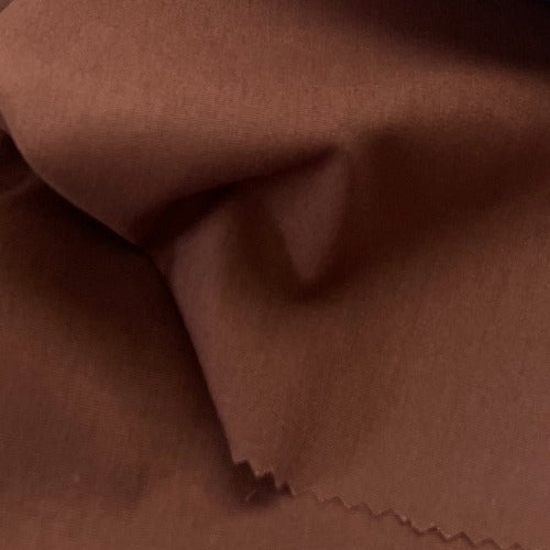 Cotton/Polyester Broadcloth Shirting - Chocolate | SKU 5979 - shirting fabrics fabric by LongLing