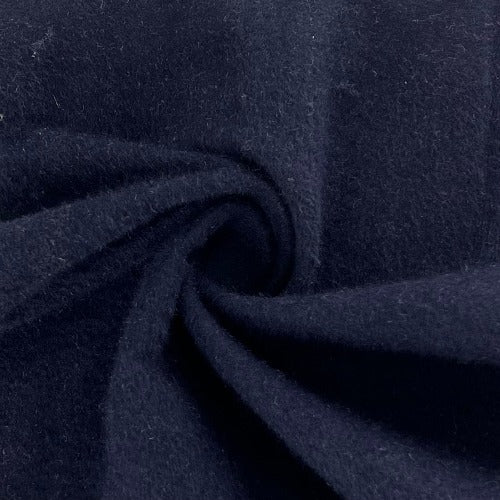 Navy | Double-Sided Flannel - SKU 6028 #S62 - flannel fabrics fabric by LongLing