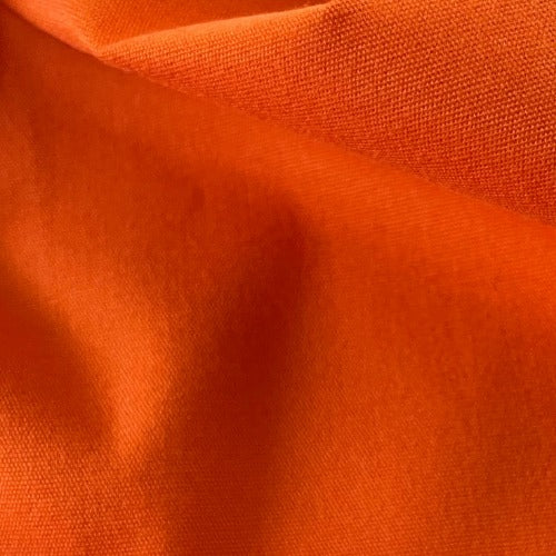 Orange 4.5 Ounce Poly/Cotton Poplin - SKU 6160B #U130 - poplin fabrics fabric by LongLing