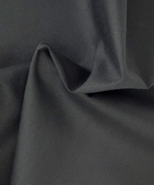 Black Polyester/Cotton Broadcloth Shirting - SKU 6671 #S - shirting fabrics fabric by LongLing