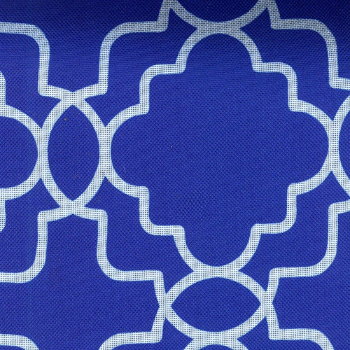 Pro Tuff Waterproof Canvas - Royal Tile Print | SKU 6811P-B - outdoor fabrics fabric by LongLing