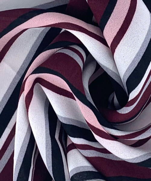 Cranberry Multi | Le Stripes By Nells - SKU 6967 #S182 - shirting fabrics fabric by LongLing