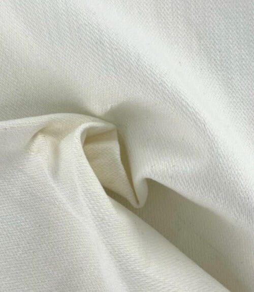 White | Stretch Broken Weave Denim 10.5 Ounce - SKU 6979 #S176 - denim fabrics fabric by LongLing