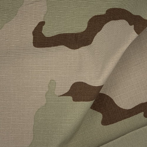Brown/Sand | Army Desert Ripstop 6 Ounce - SKU 7037 #S821 - athletic fabrics fabric by LongLing