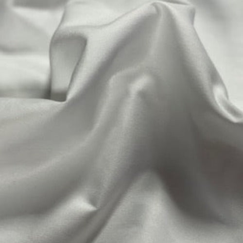 White Polyester/Cotton 5 Ounce Twill - Made in America - SKU 7063 #U57 - twill fabrics fabric by LongLing