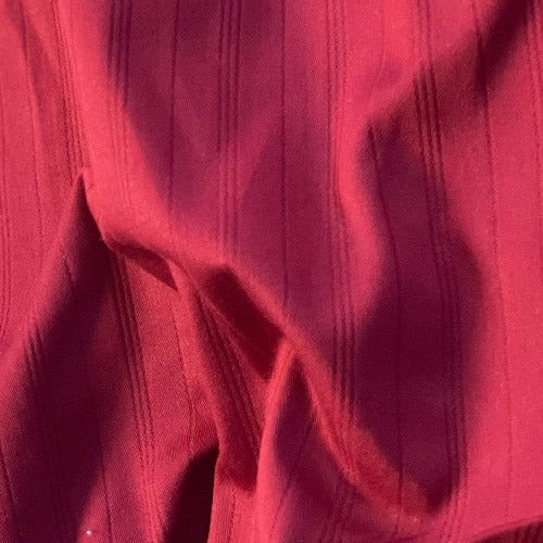 Bordeaux | Stripe Stretch Suiting Woven Fabric - SKU #7103A #S166 - suiting fabrics fabric by LongLing
