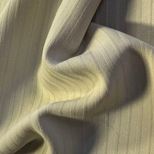 Sand | Stripe Stretch Suiting - SKU 7103B #S166 - suiting fabrics fabric by LongLing