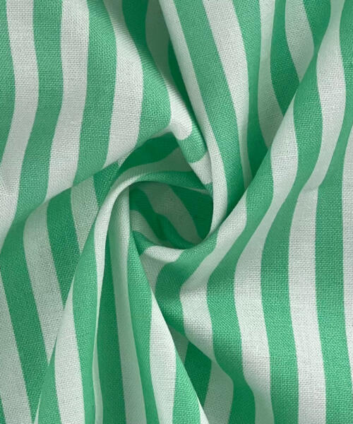 Mint | Stripe Print Woven (Made for Baily Boys) - SKU 7372C #S4 - shirting fabrics fabric by LongLing