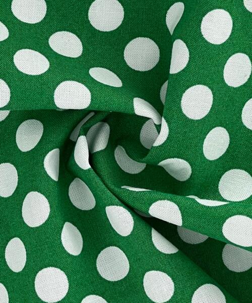Kelly | Dot Print Cotton Woven (Designed by Michael Miller) - SKU 7373A #S98 - printed cotton fabrics fabric by LongLing