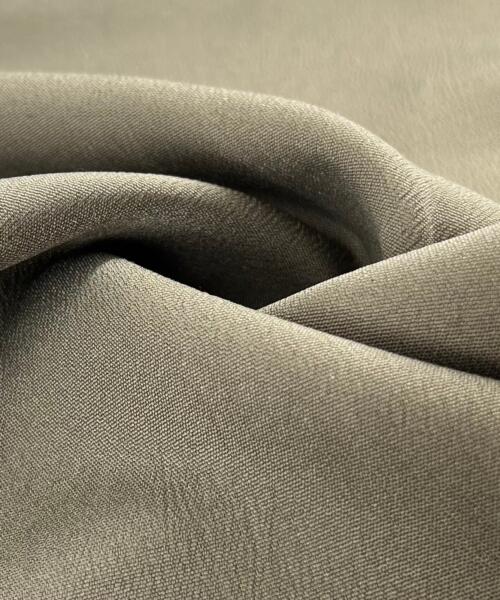 Olive | Pebble Crepe Suiting - SKU 7496 #U20 - suiting fabrics fabric by LongLing