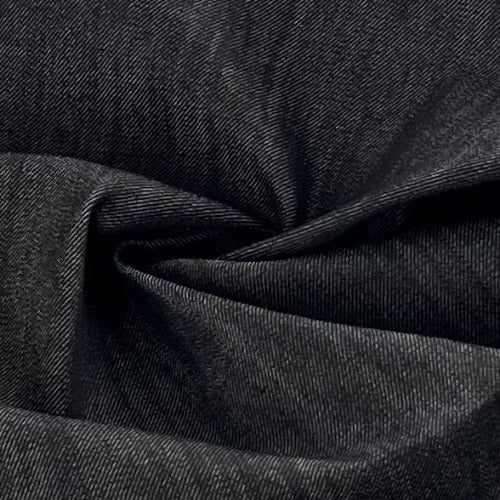 Black Stretch Denim 8.5 Ounce - SKU 7575 #U147 - denim fabrics fabric by LongLing