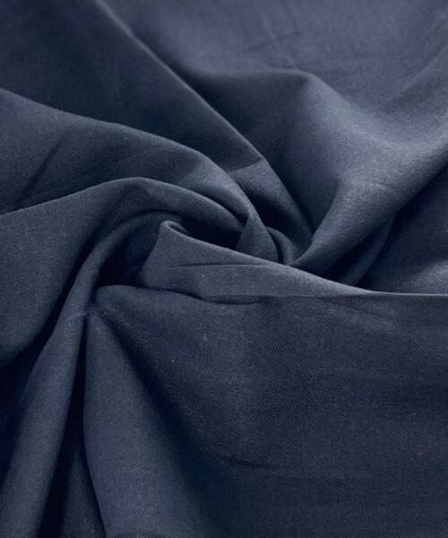 Navy | 6 Ounce Laundered Linen - SKU 7585 #S200 - linen fabrics fabric by LongLing