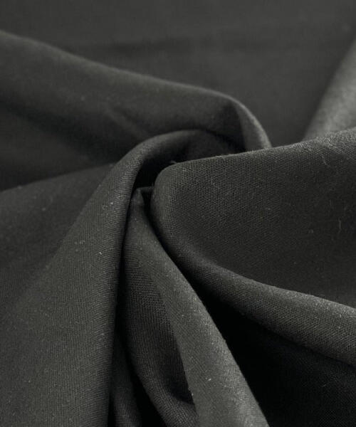 Black | 6 Ounce Laundered Linen - SKU 7585 #S200 - linen fabrics fabric by LongLing