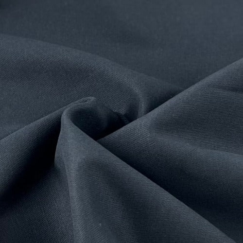 Deep Navy | Ultra-Stretch Sanded Twill 7.5 Ounce - SKU 7598 #U162 - twill fabrics fabric by LongLing