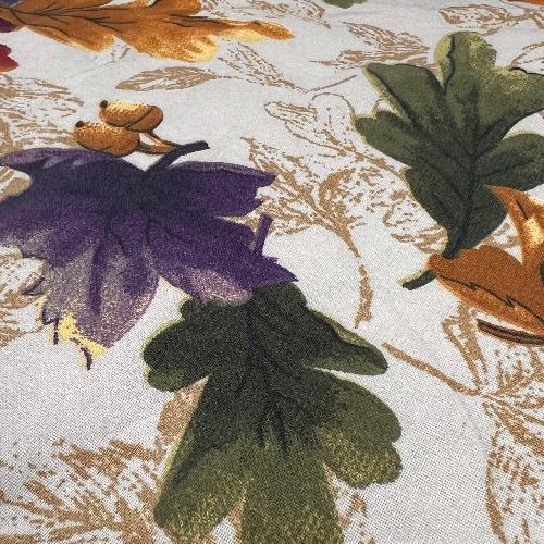 Leaves & Acorns | Harvest Print Shirting - SKU 7634C #U10 - printed cotton fabrics fabric by LongLing
