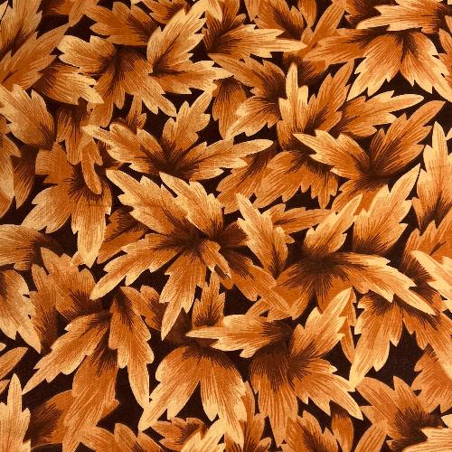 Leaf Blossoms | Harvest Print Shirting - SKU 7634C #U10 - printed cotton fabrics fabric by LongLing