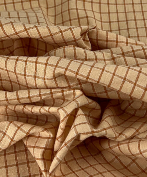 Melon Check Shirting | SKU 7736 #U3 - shirting fabrics fabric by LongLing