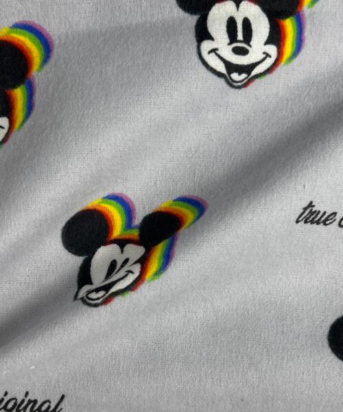 Brushed Cotton Print - True Original Mickey Mouse | SKU 7900 - printed cotton fabrics fabric by LongLing