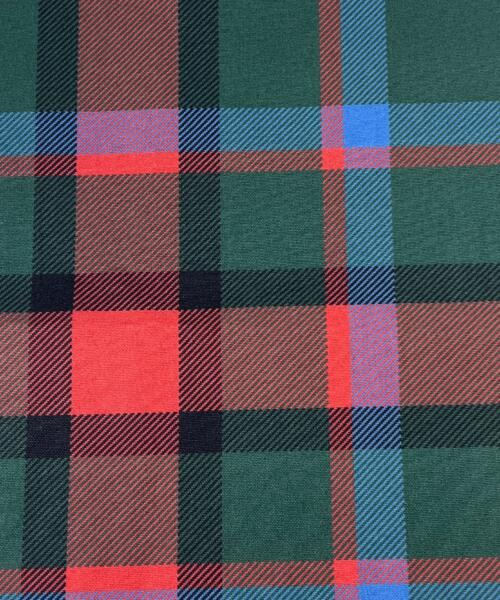 Cotton Canvas Prints 10 Ounce - Hunter & Red Tartan | SKU 7924 #S810 - canvas fabrics fabric by LongLing