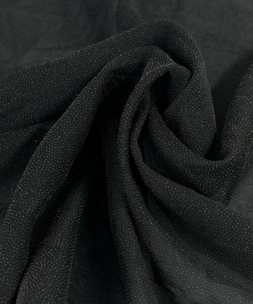 Sheer Polyester Woven Fusible Lining - Black | 7961 #S211 - lining fabrics fabric by LongLing