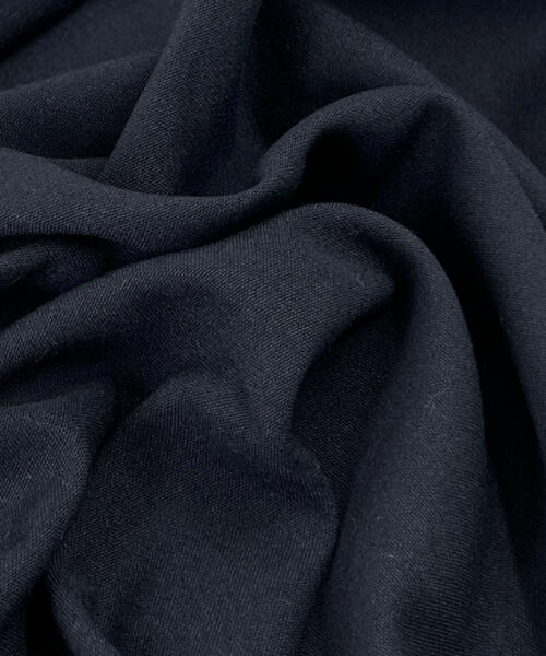 Cotton Blend Suiting Weight Poplin - Navy | SKU 7969 #S51 - suiting fabrics fabric by LongLing