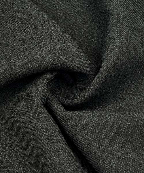 Polyester Blend Gaberdine (Made for Wrangler) - Black Heather | SKU 7980 #S83 - suiting fabrics fabric by LongLing
