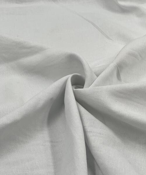 Heritage Linen - Premium Flax Linen/Cotton Blend - 5 Ounce White | SKU 8048A - linen fabrics fabric by LongLing