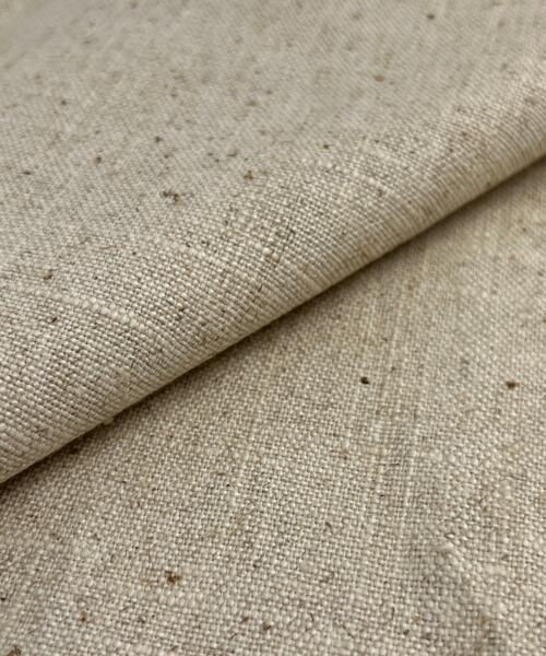 Oatmeal Natural Slub Duck Linen - 9oz, 55" Wide - SKU 8149 #U156 - linen fabrics fabric by LongLing