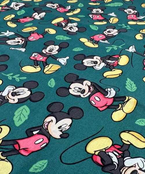 Disney Cotton Prints - Faces of Mickey - Project Sized Pieces - printed cotton fabrics fabric by LongLing