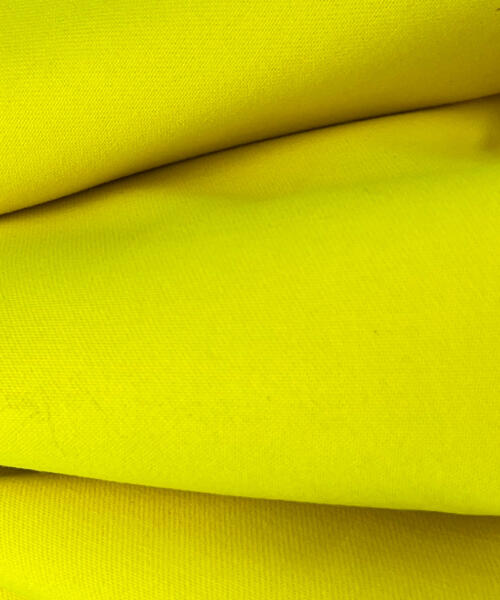Resilisoft Cotton-Blend Twill - Safety Yellow - 1 & 2 Yard Project Ready Pieces - twill fabrics fabric by LongLing