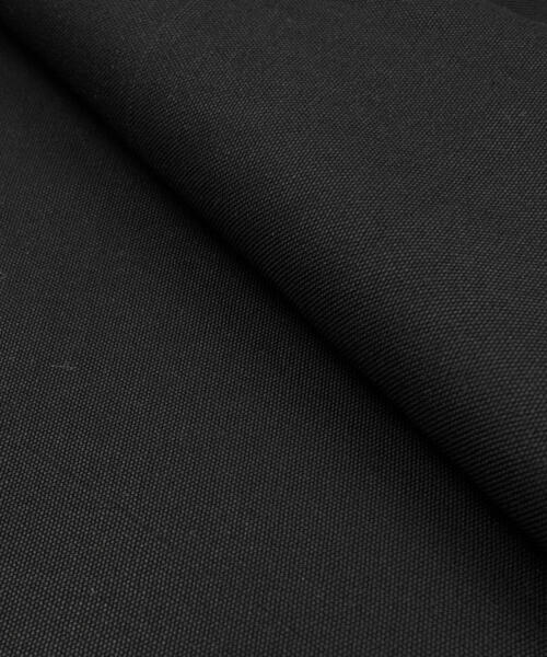Black 12 Ounce Cotton Canvas - 72" Remnant - canvas fabrics fabric by LongLing