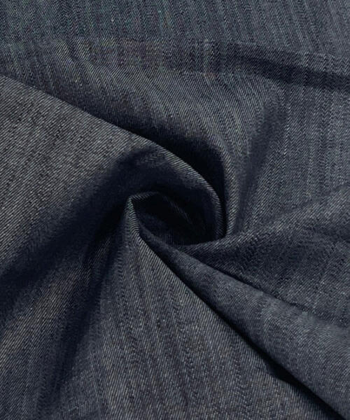 Indigo STRETCH Denim Remnants – Lightweight & Featherweight Spandex Blend Denim - denim fabrics fabric by LongLing