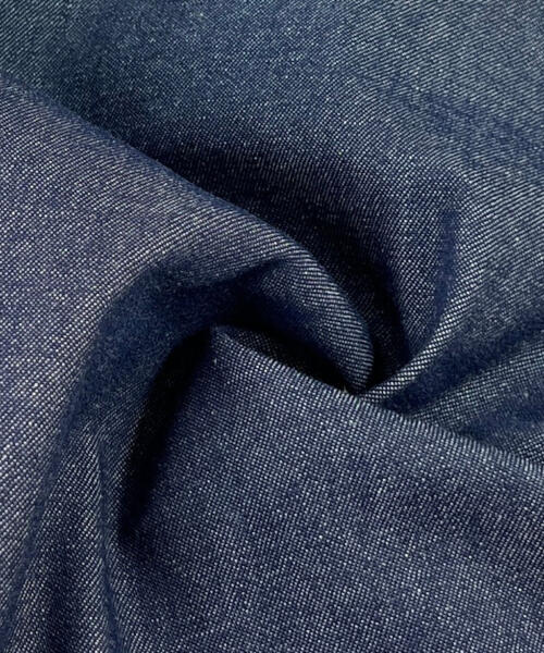 Indigo & Dark Indigo Denim Remnants – Medium Weight Rigid Denim - denim fabrics fabric by LongLing