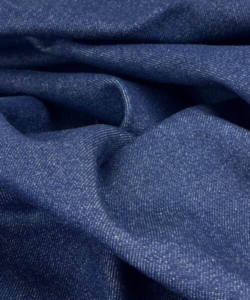 Indigo & Dark Indigo Denim Remnants – Heavyweight Rigid Denim - denim fabrics fabric by LongLing