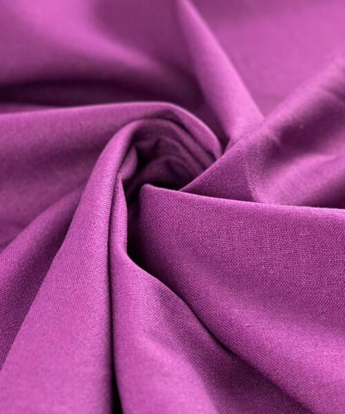 Laundered Linen Blend - 6 Ounce Magenta - (Avg. 60 Yard Roll) - linen fabrics fabric by LongLing