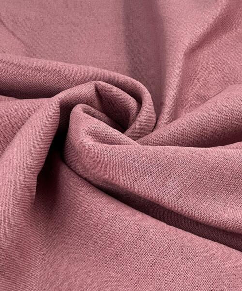 Laundered Linen Blend - 6 Ounce Mauve - (Avg. 60 Yard Roll) - linen fabrics fabric by LongLing
