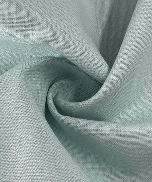Laundered Linen Blend - 6 Ounce Mint - (Avg. 60 Yard Roll) - linen fabrics fabric by LongLing