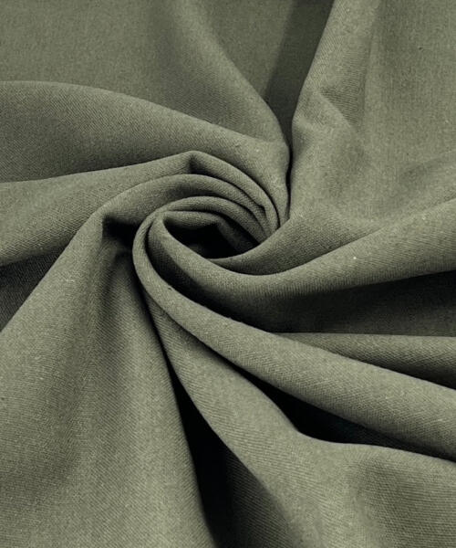 Laundered Linen Blend - 6 Ounce Olive - (Avg. 60 Yard Roll) - linen fabrics fabric by LongLing