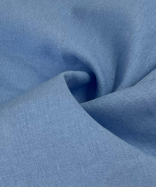 Laundered Linen Blend - 6 Ounce Sky Blue - (Avg. 60 Yard Roll) - linen fabrics fabric by LongLing