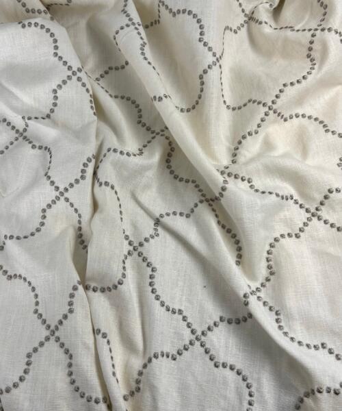 Tabari by Kravet - Sequin Embroidered Linen Blend - 16 Yards - linen fabrics fabric by LongLing