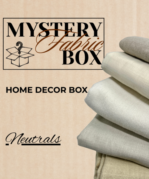 Upholstery Linens in White, Ivory & Neutrals - 10 Pound Mystery Box - linen fabrics fabric by LongLing